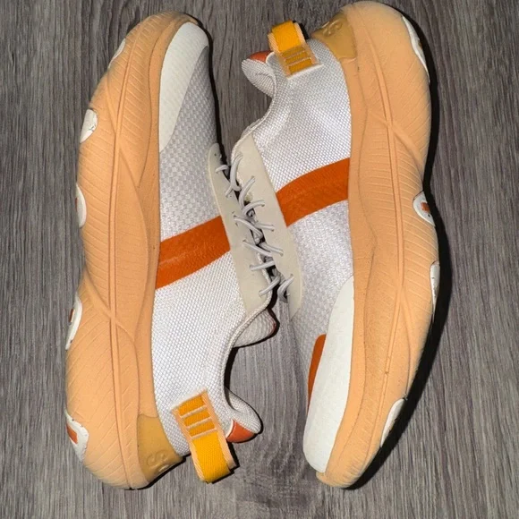 Sorel + Prana Women’s Orange and Cream Slip on Sneakers W6 EU 37 - Picture 5 of 8